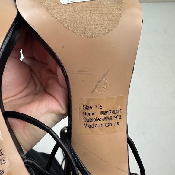 New York & Co Butterfly Lace Up Heels - Picture 9 of 9